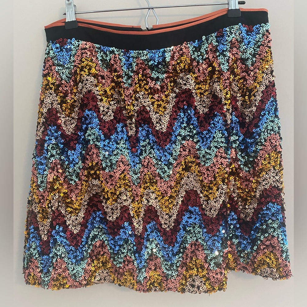 Anthropologie sequin skirt